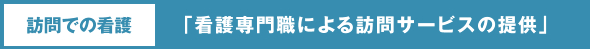 「看護専門職による訪問サービスの提供」